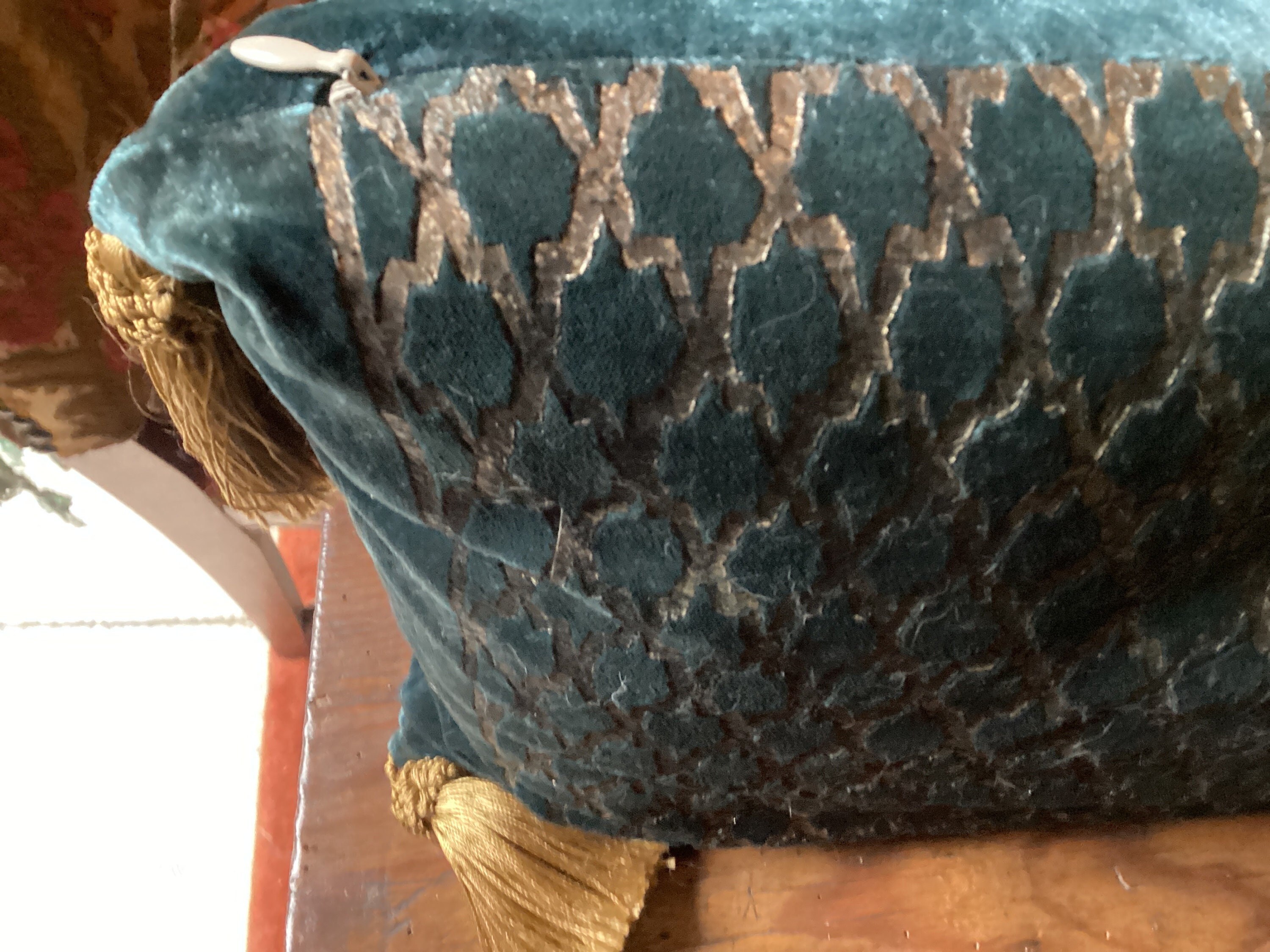 Coussin en Velours de Soie