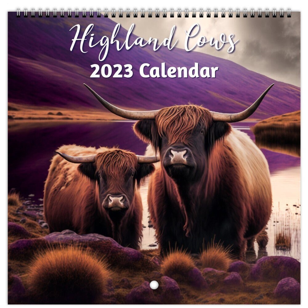 Cow Calendar - Etsy