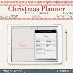 Digital Christmas Planner for Goodnotes