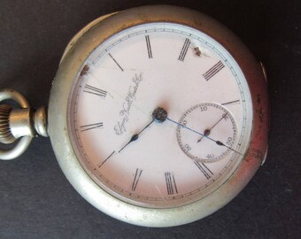 Antique pocket watch case