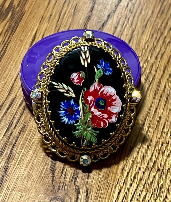 West Germany Floral Brooch