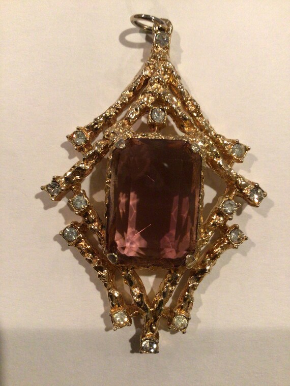 1970s Purple Pendant