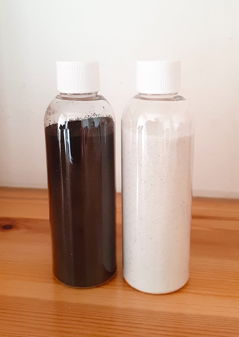 Wooden hourglass for wedding / The couple pour two kinds of decor sand which mix forever /Sand ceremony / Special wedding accessory image 9