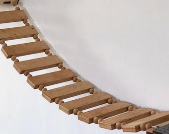 Wall bridge, wall-mountable for cat rest