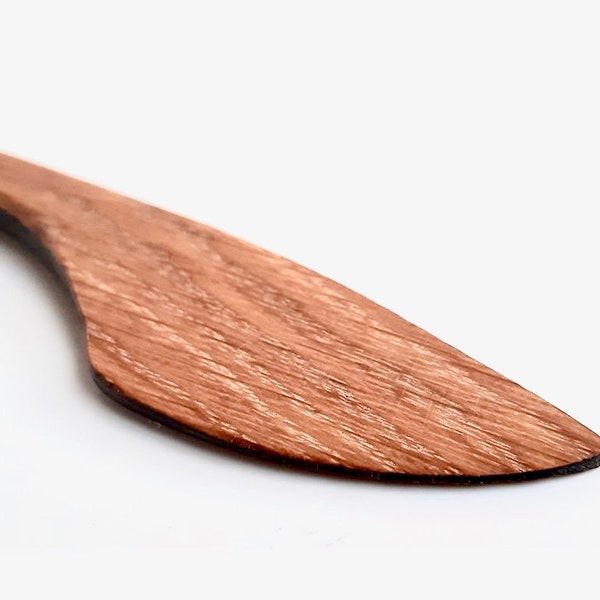 Cuchillo de mantequilla de madera maciza de roble "Trendy" / utensilios de cocina / productos naturales / material natural / cuchillo de madera / gastronomía