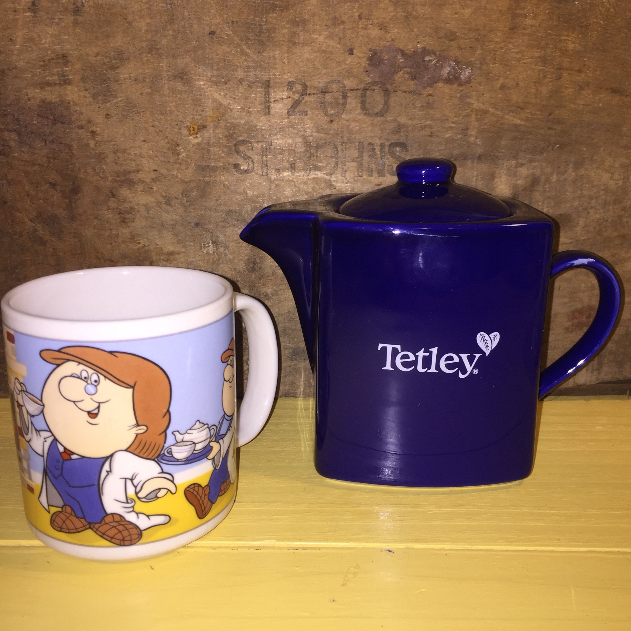 Tetley Tea Teapot Highly Collectable Regal Blue. Newfoundland Etsy Canada