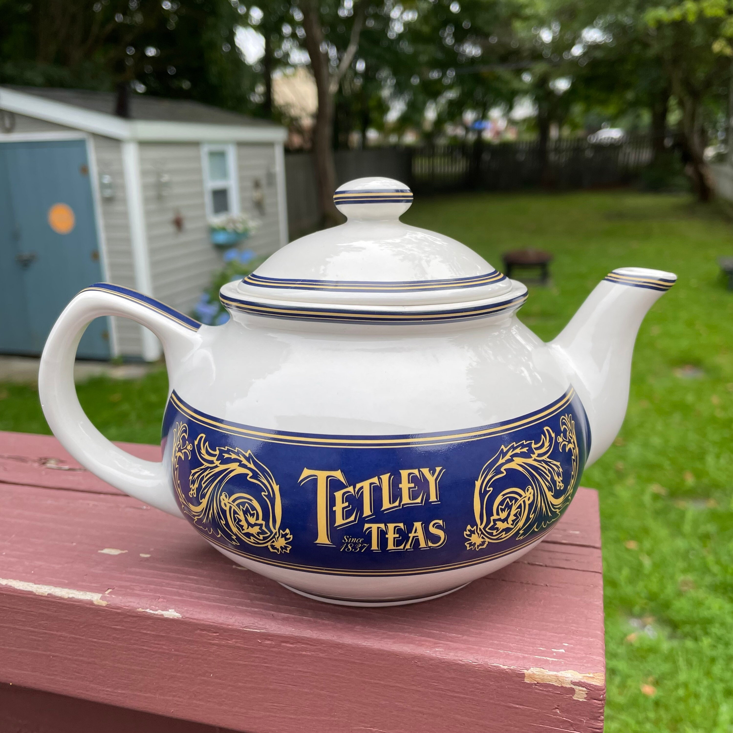 Tetley original teapot. Limited edition. Newfoundland Classic. Etsy