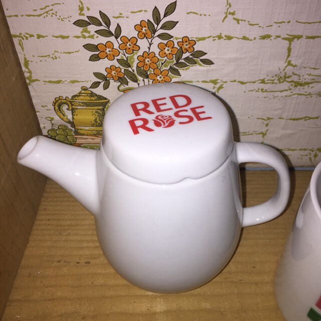 Red Rose Tea Teapot for One a Perfect Gift. A Newfoundland Etsy Ireland