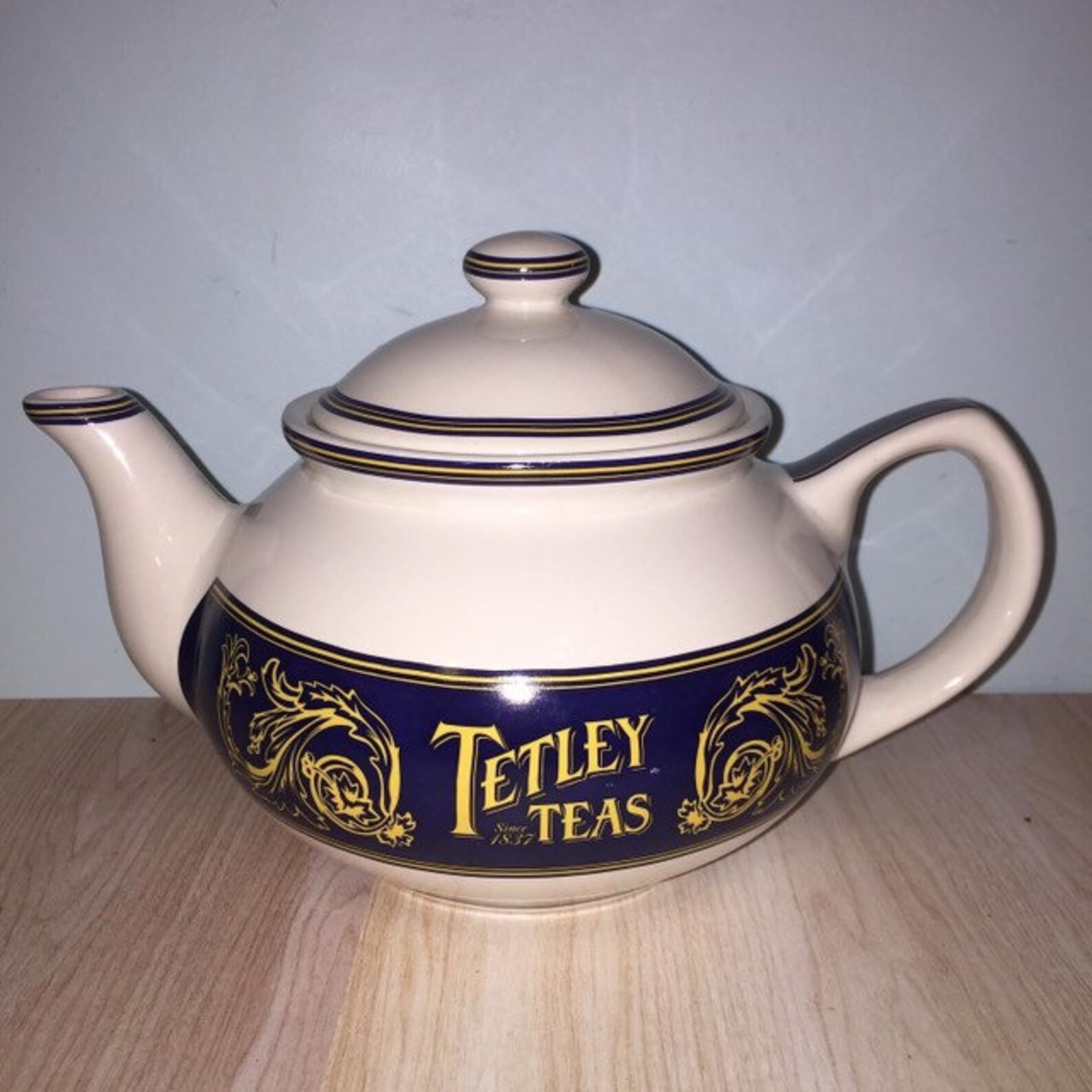 Tetley original teapot. Limited edition. Newfoundland Classic. Etsy
