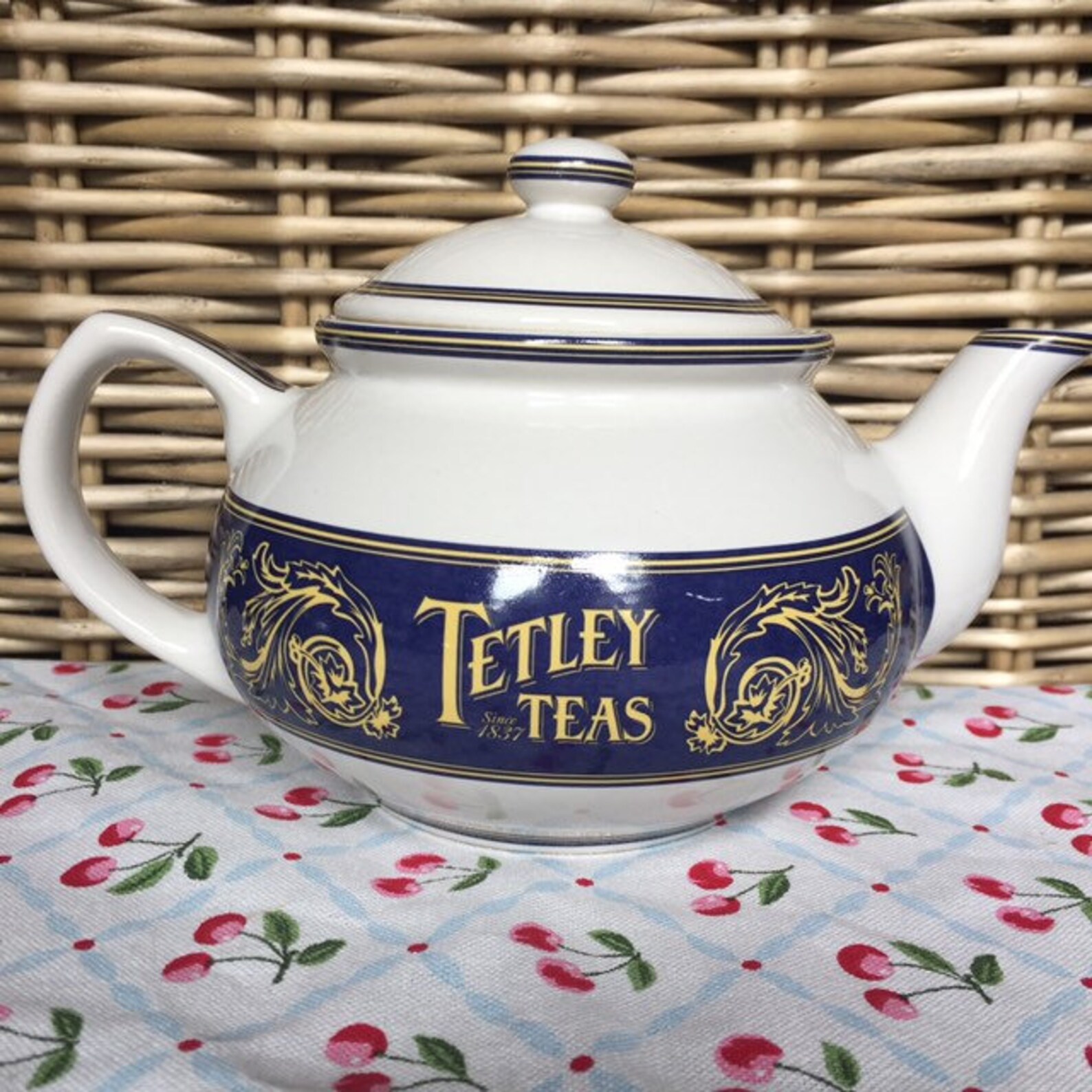 Tetley original teapot. Limited edition. Newfoundland Classic. Etsy