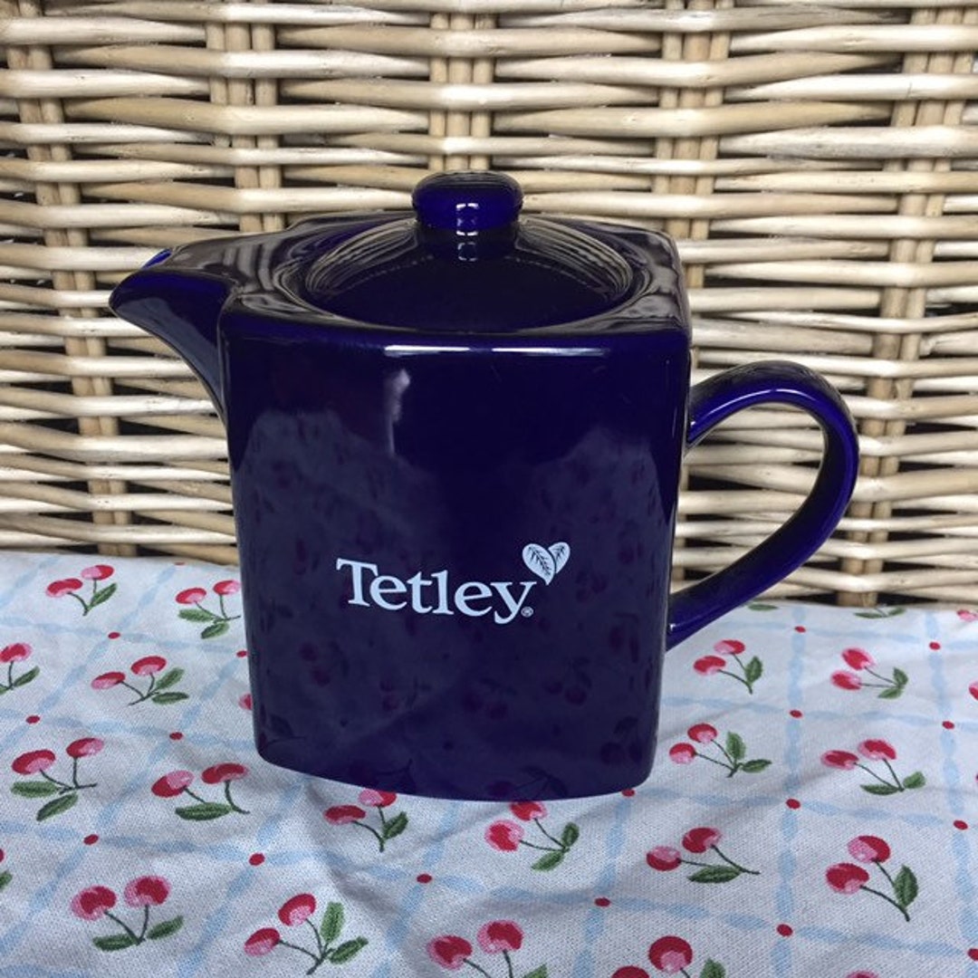 Tetley Tea Teapot Highly Collectable Regal Blue. Newfoundland Etsy Canada