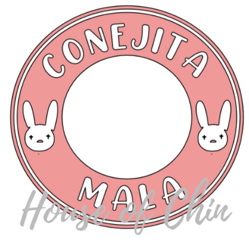 Download CONEJITA MALA svg for starbucks cup Bad Bunny | Etsy
