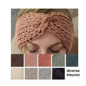 merino wool headband - wool hairband - crocheted earmuffs 100% wool - headband various colors