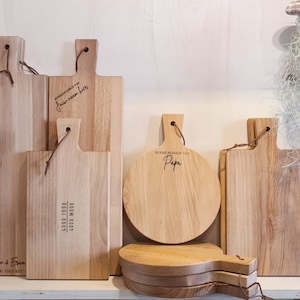 Personalized serving board - choose your board and text - cutting board with personal text - snack platter with your own name / names