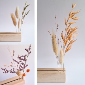 mini mazzo di fiori secchi (riguarda solo i fiori secchi piccoli per cartoncino e portafiori secchi)