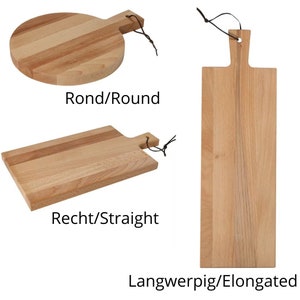 Personalized serving board - choose your board and text - cutting board with personal text - snack platter with your own name / names image 2