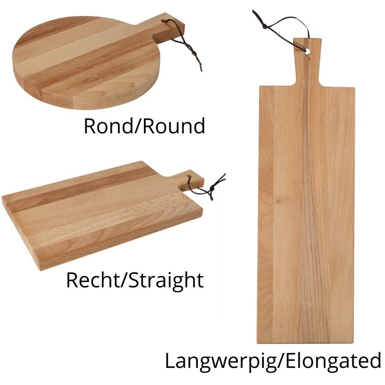 Personalized serving board - choose your board and text - cutting board with personal text - snack platter with your own name / names image 2