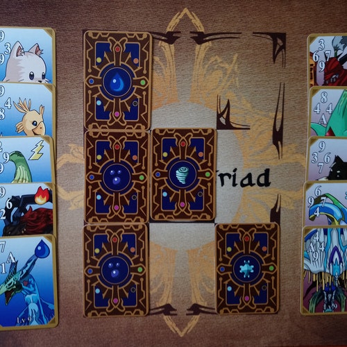 Triple Triad Mini Cards FREE SHIPPING WORLDWIDE | Etsy