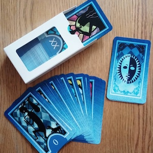 Jeu complet de cartes de tarot Persona 3/4 (faites par des fans). LIVRAISON GRATUITE DANS LE MONDE ENTIER !!!