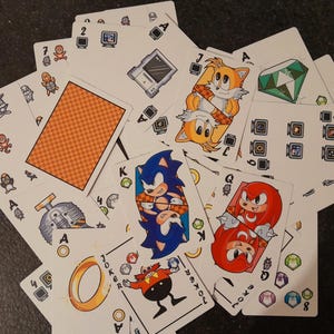 Sonic speelkaarten GRATIS VERZENDING!