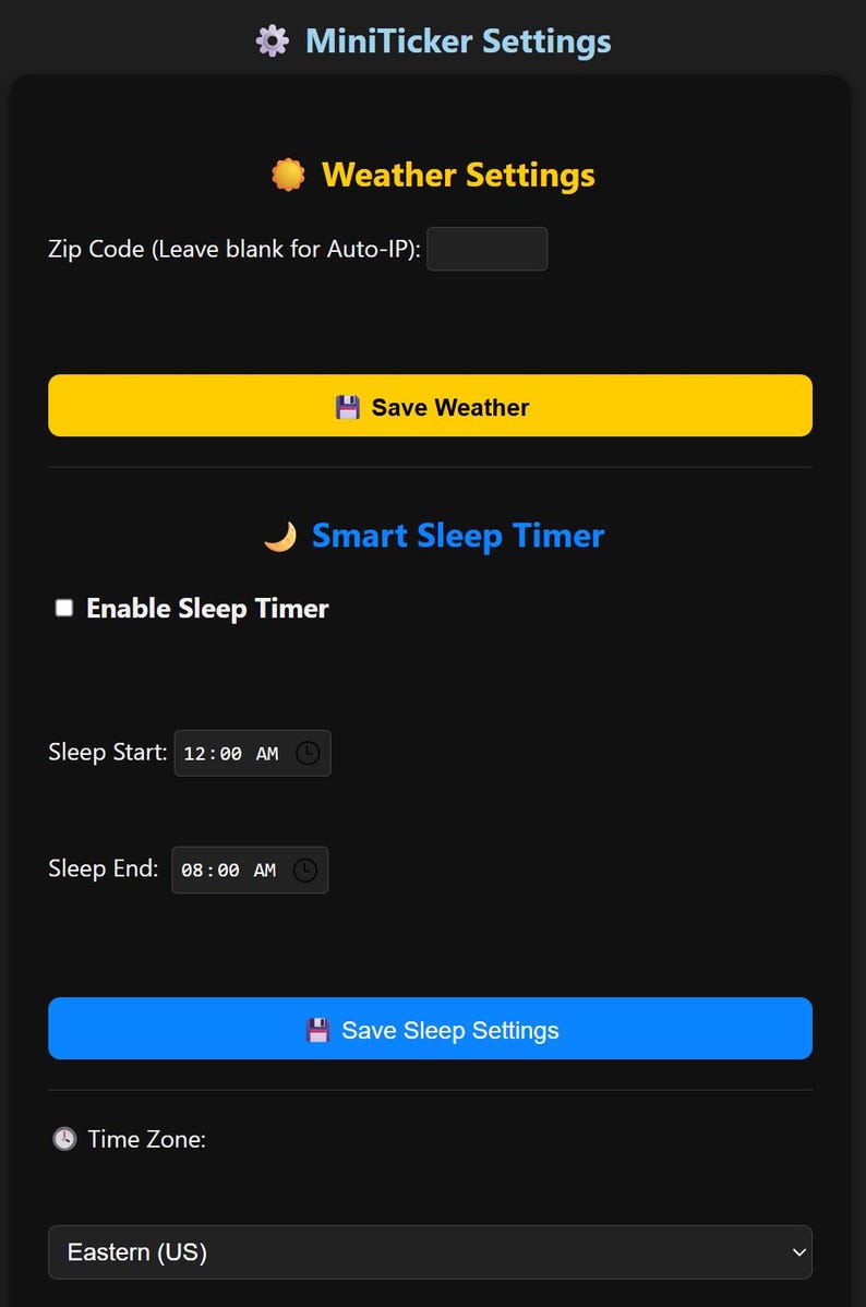 Customizable LED Ticker (mini): Sports, News, Animations, Weather ...