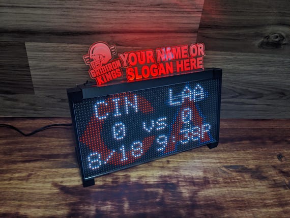 Electronic LED Pool Scoreboard - Perfect For Game Rooms, Man Caves, Or As A Father's Day/Christmas Gift