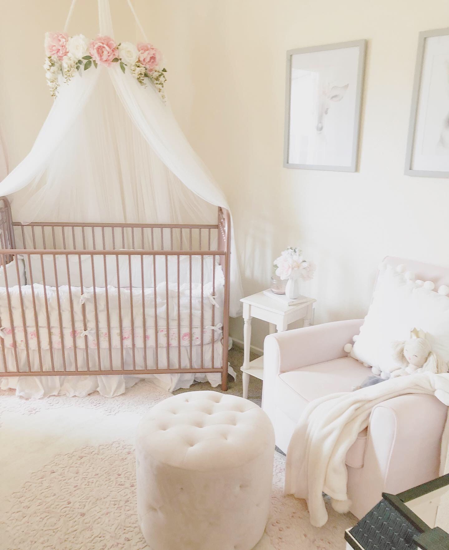 Crown cot cheap canopy