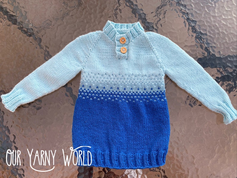 Metamorphic Pullover in Blues