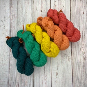 Velvet Valley Gradient Mini Handspun Yarn Set