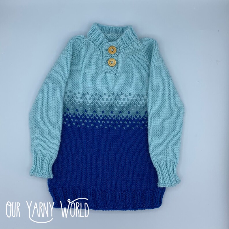 Metamorphic Pullover in Blues