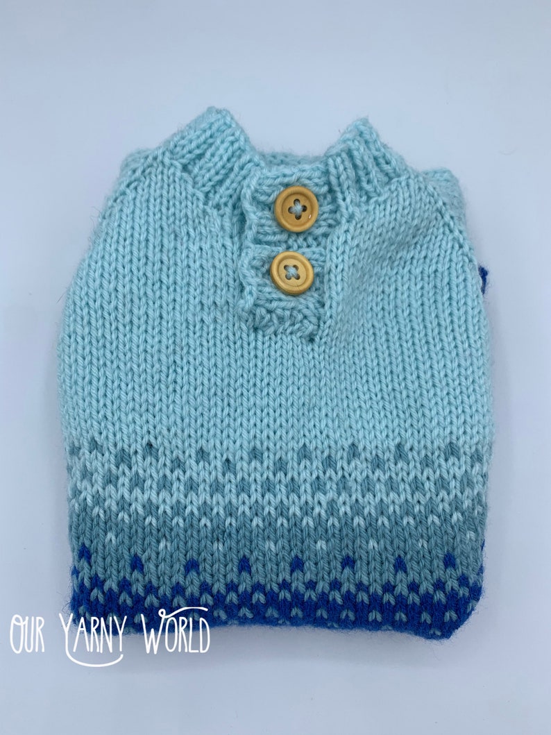 Metamorphic Pullover in Blues