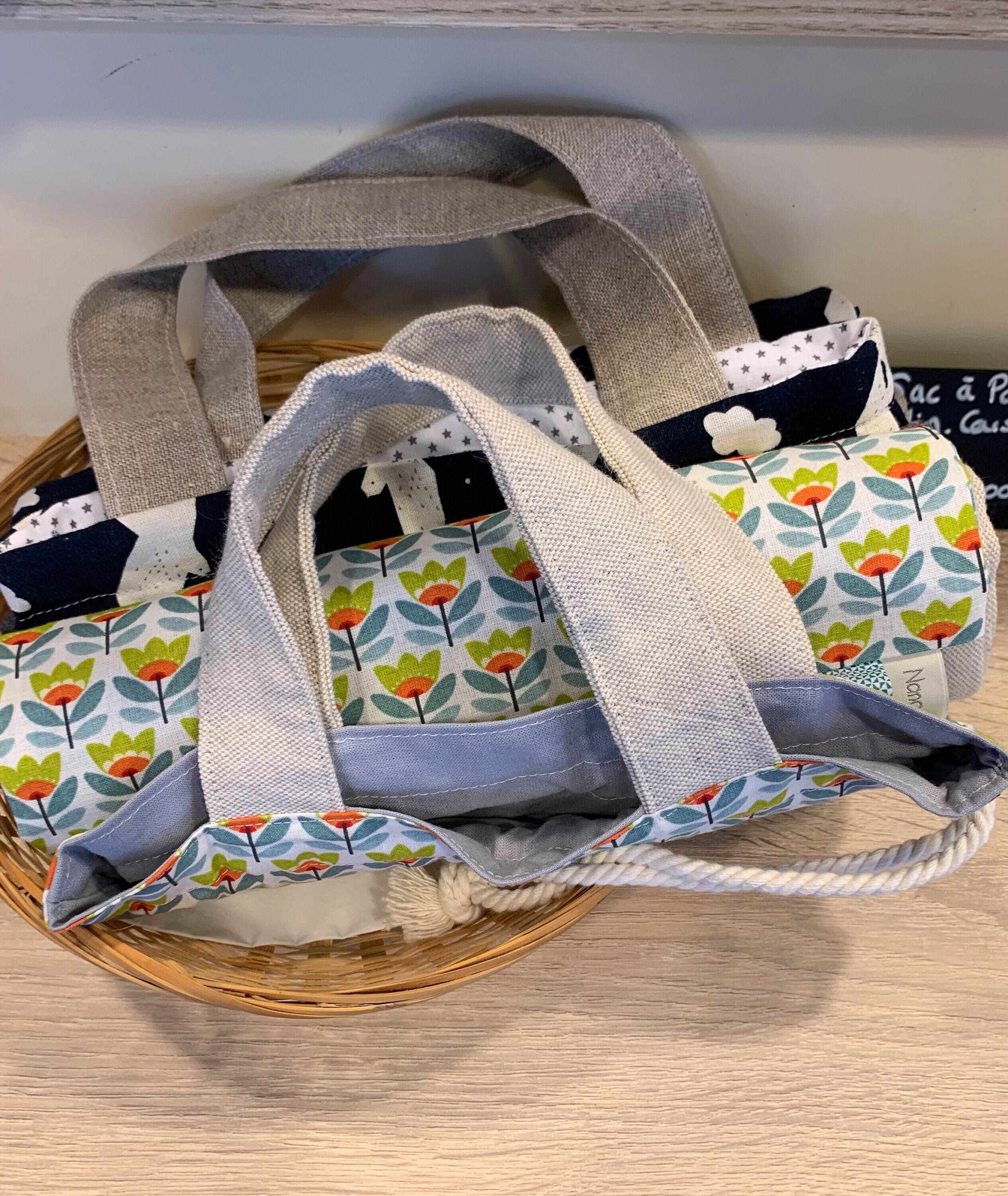 PDF Sewing Pattern in French, Bread Bag for Baguette. Downloadable PDF ...