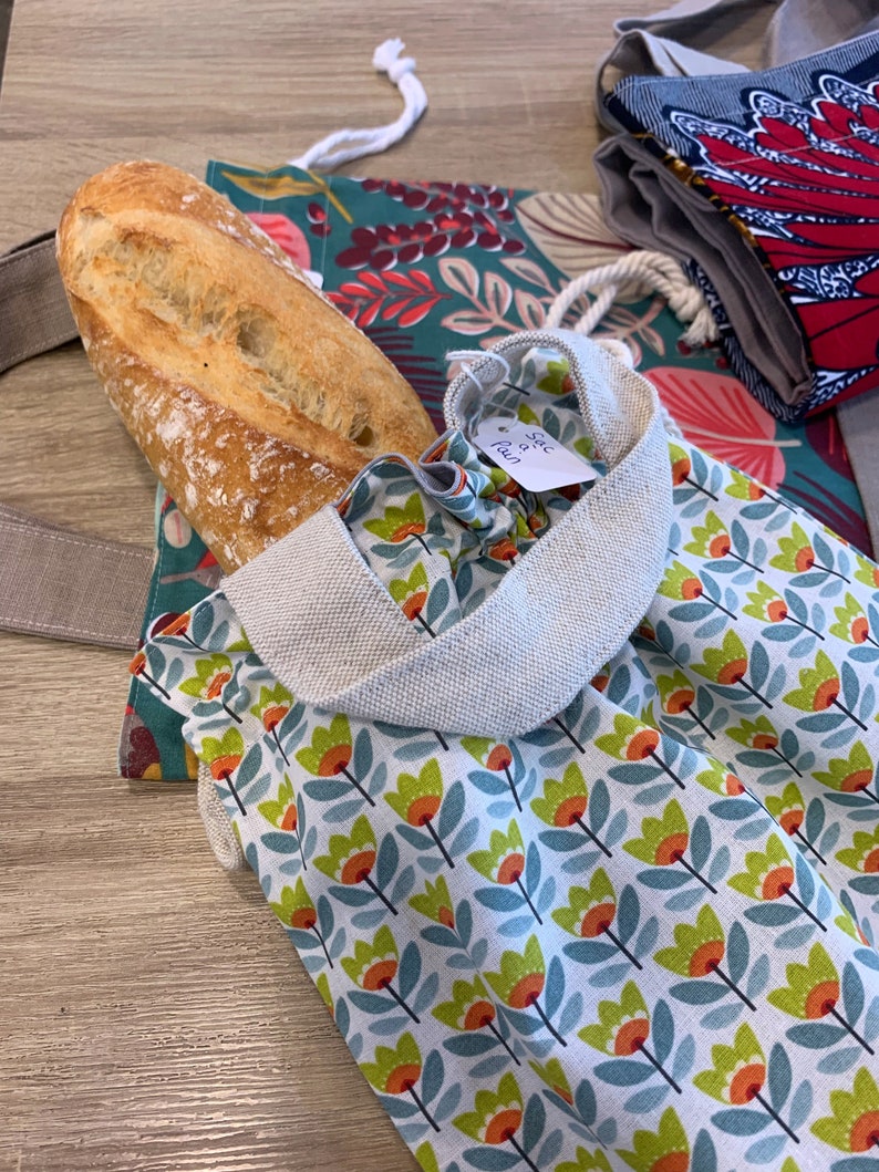 PDF Sewing Pattern in French, Bread Bag for Baguette. Downloadable PDF ...