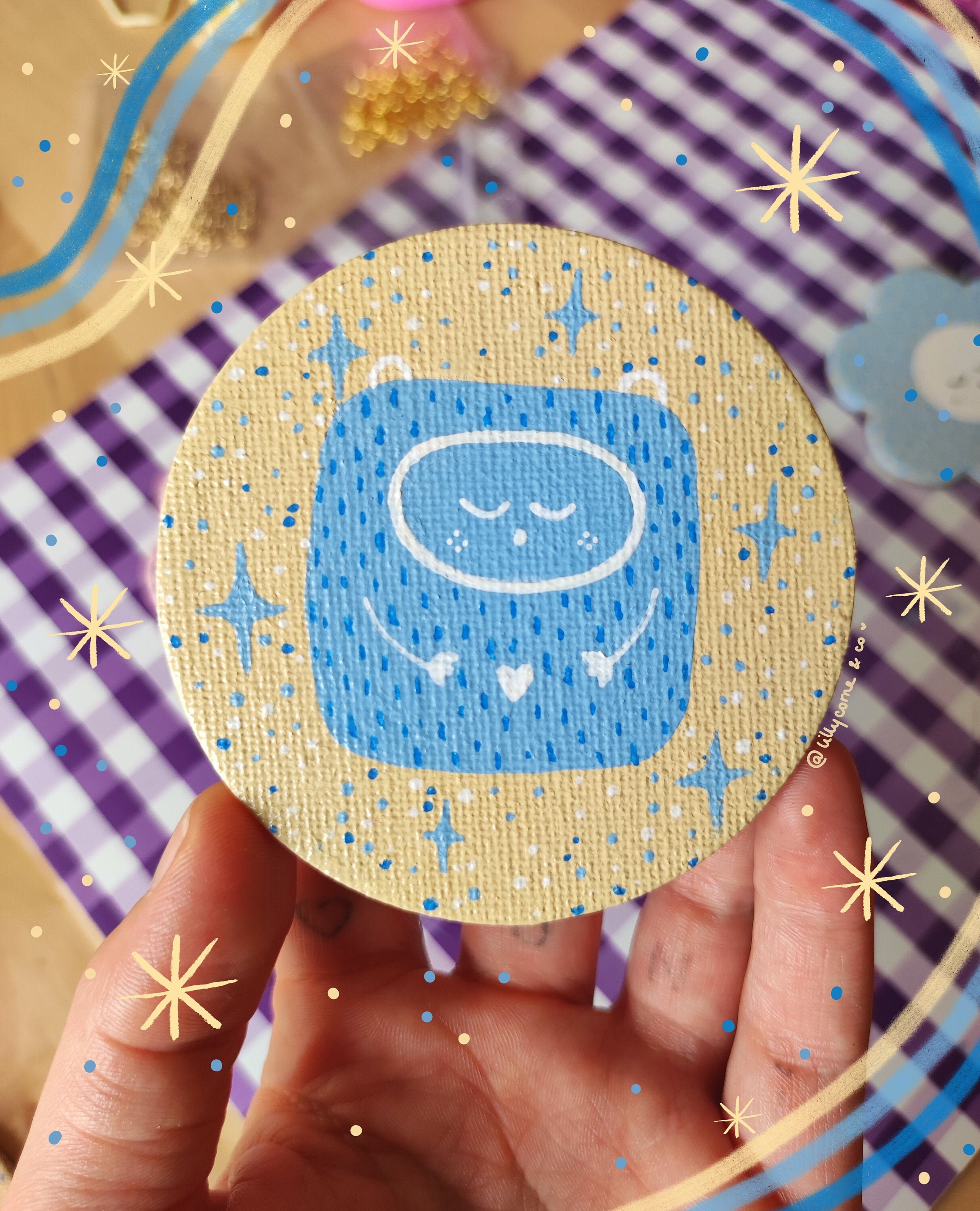 Magnet/ Aimant Pour Frigo Illustré