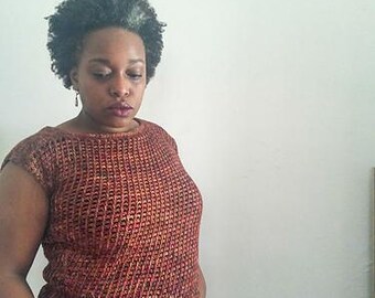 Tunisian Desert Top/ Easy Tunisian Crochet Top Pattern - Etsy