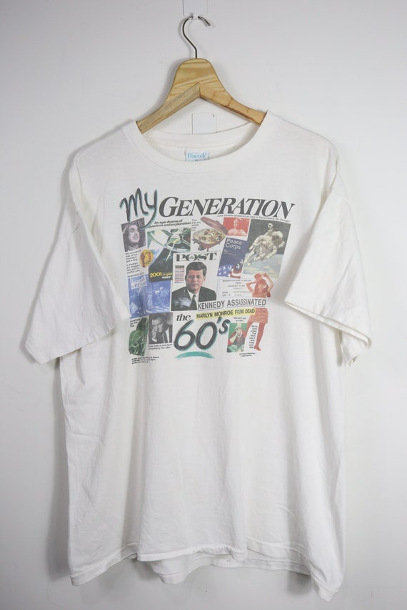 Vintage My Generation history’s of 60s t-shirt (XL