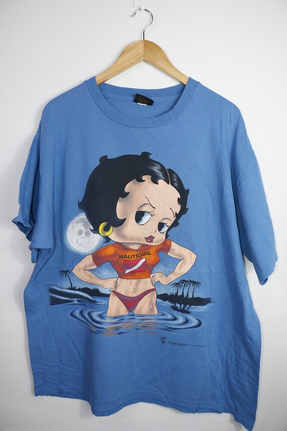 Vintage Betty Boop Nuatica parody t-shirt
