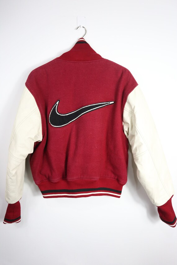 Vintage Nike varsity jacket leather (M)