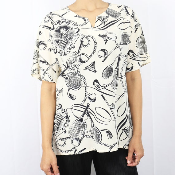 Escada Badminton Silk Blouse