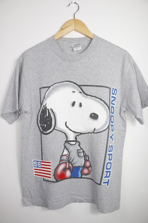 Vintage Snoopy parody polo sport t-shirt