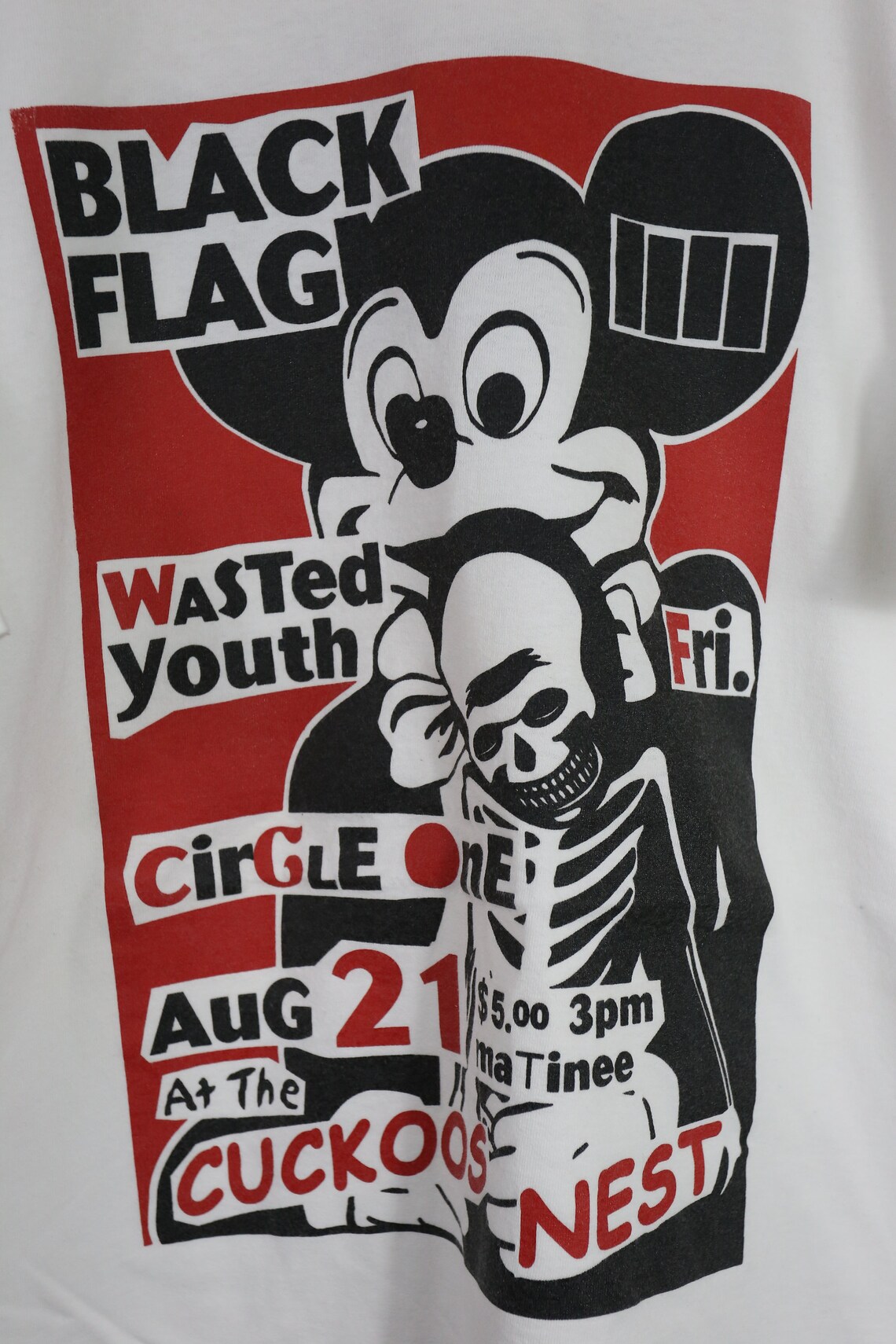 black flag tour shirt