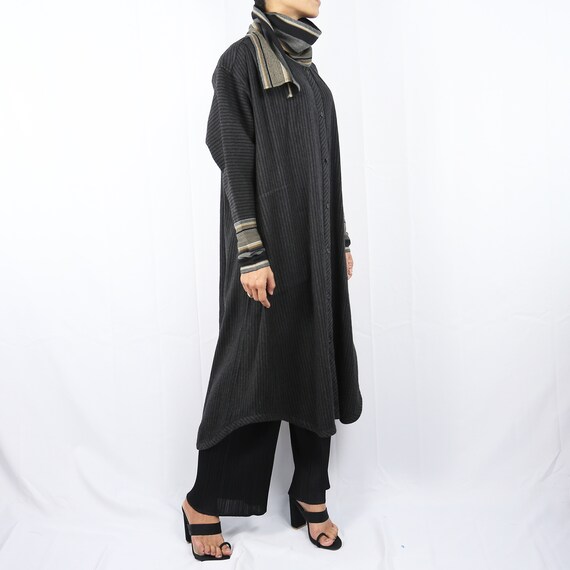 Vintage Issey Miyake wool long coat