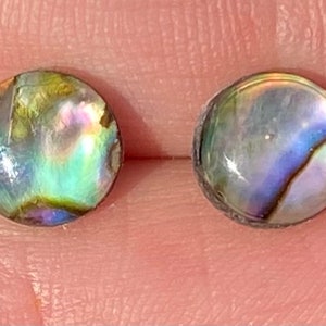 Abalone cartilage stud | 16G conch earring | forward helix barbell | Abalone shell | natural tragus labret | rare body piercing jewellery