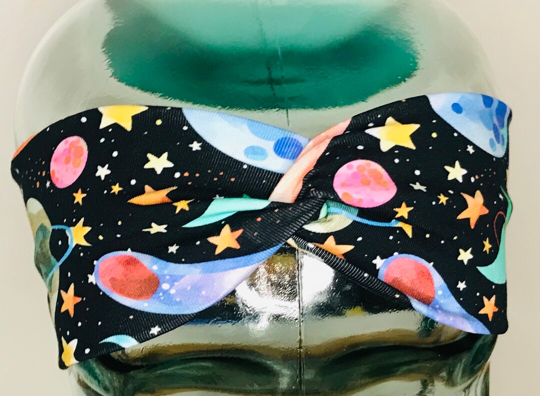 Space Themed Headband Adult Multi Colour Costume Accessory main image 0