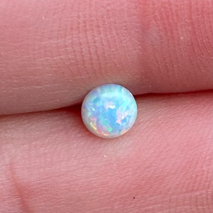 Opal philtrum stud | monroe piercing | flat back labret | 16G surgical steel | medusa jewellery | lip piercing | HandmadebyxxPhoenix