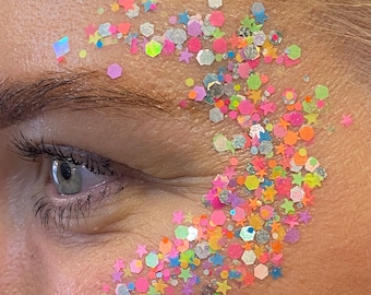Roll-on Body Glitter Gel – 25 Ml, Holografisch, Für Festival, Party & Make-up, Wasserlöslich, Einfach Aufzutragen