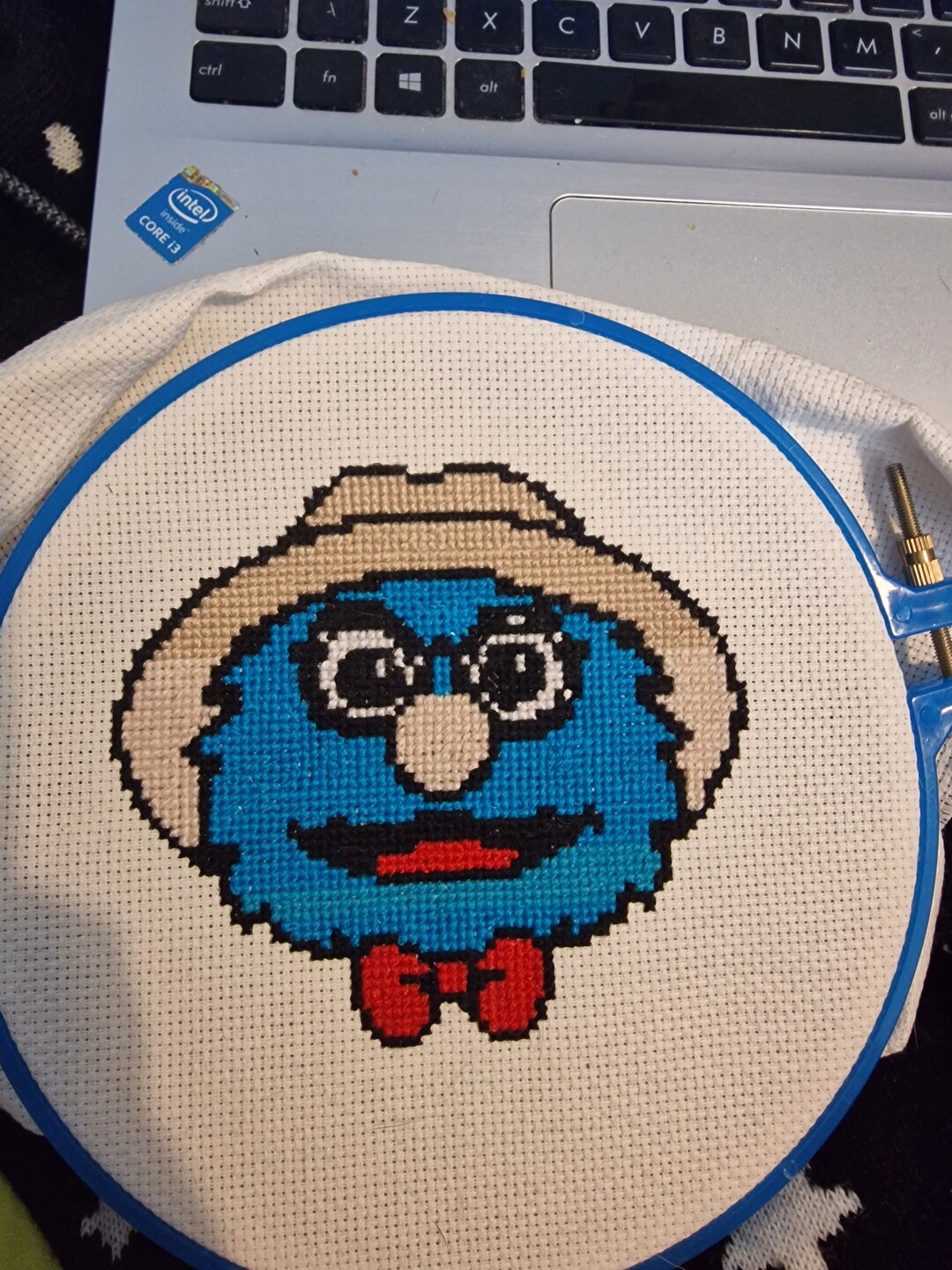 Puppet History the Professor Cross Stitch Shane Madej Etsy