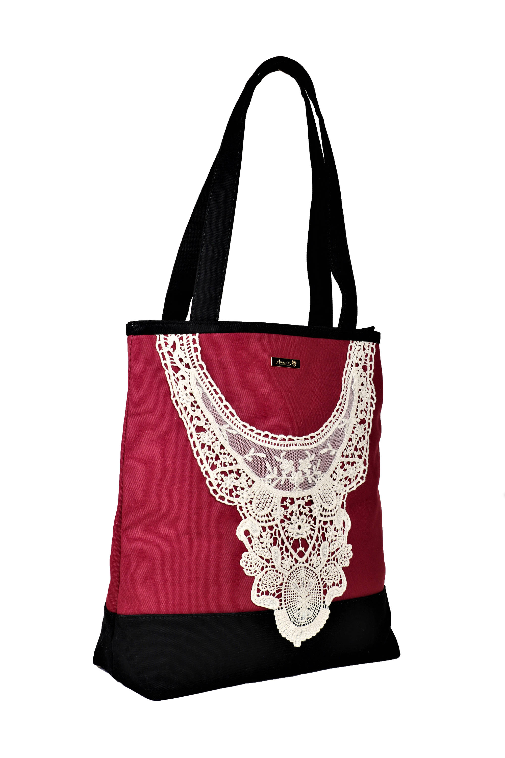 designer tote bags with zipper closure