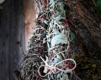 Camp Smudge Stick, Rosemary, Tangerine Sage Smudge Stick, Organic Smudge Sticks, Eucalyptus Smudge, Jasmine and Rover, Rosemary Smudge