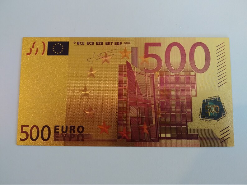 Counterfeit money Euros replica Collectibles Euros Metallic Euro Bills